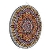 Fun Mandala Pattern Dartbord (Voorkant Links)