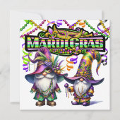 Fun Mardi Gras Masquerade Party Invitation (Devant)