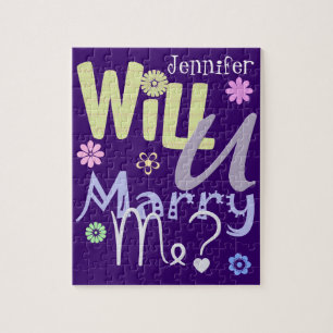 Fun Marriage Voorstel Puzzle Legpuzzel