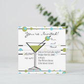 Fun Martini Lines Kaart (Staand voorkant)