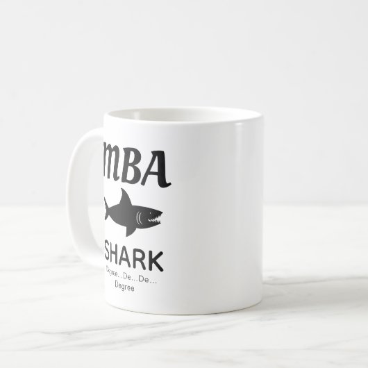 Fun MBA Shark Coffee Mug (Devant gauche)