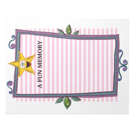 Fun Memories Note Pad Notitieblok (Voorkant)
