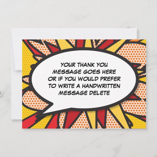 Fun MERCI Typographie moderne (Dos)