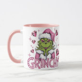 Fun "Merry Grinchmas" coffee mug (Gauche)