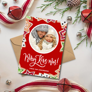Fun Merry Kissmas Cookies - kerstfoto Feestdagenkaart
