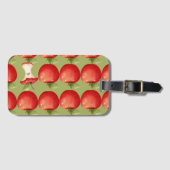 Fun met fruitrode appel bagagelabel (Voorkant (horizontaal))