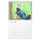 Fun. met vogelkalender kalender (Jan 2026)