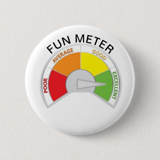 Fun Meter. Ronde Button 5,7 Cm