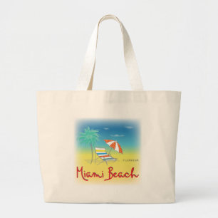 Fun Miami Beach, FL Grote Tote Bag