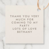 Fun Mice Cookies Elke leeftijd Verjaardag Party Be Bedankjes Labels (Achterkant)