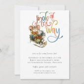 Fun Mice Jingle Tout le chemin Noël Invitation (Devant)