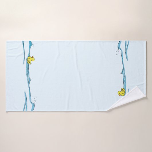 Fun mignon canard en caoutchouc Whimsical (Serviette de bain)