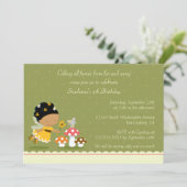 Fun mignon invitation à la fête d'anniversaire de  (Debout devant)