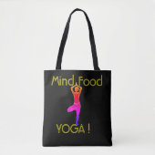 Fun 'Mind Food Yoga' Draagtas (Voorkant)