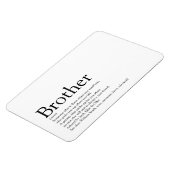 Fun Modern Cool Best Ever Brother Definition Magneet (Linkerzijde)