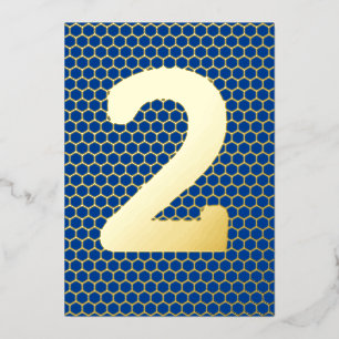 Fun Modern Custom Gold geperste Birthday Folie inv Uitnodiging