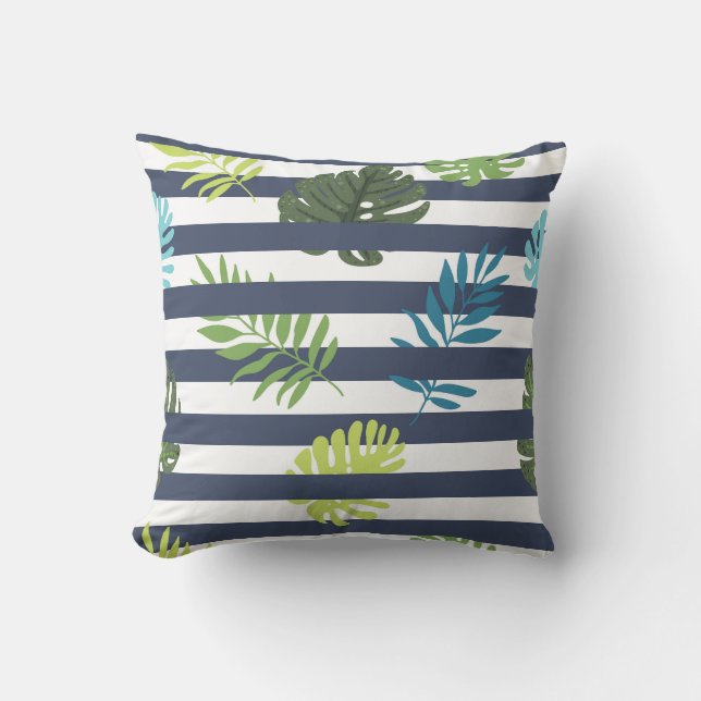 Fun & Modern Floral Graphic Sierkussen (Voorkant)