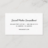 Fun Modern Geel Roze met Waterverf Stippen Visitekaartje (Achterkant)