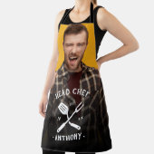 Fun Modern Head Chef Cool Name Foto Mannen Schort (Insitu)