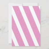 FUN MODERN RN afstuderen nodigt warm roze glitter  Kaart (Achterkant)