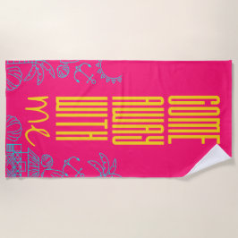 Fun Modern Stylish Summer Strandlaken