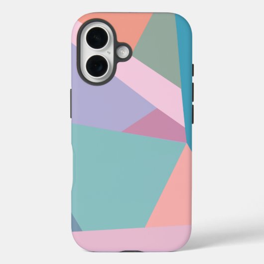 Fun Moderne Abstracte, kleurrijke Geometrische Pas Case-Mate iPhone Case (Achterkant)
