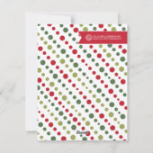 Fun Moderne kerstfotokaarten Feestdagenkaart (Achterkant)