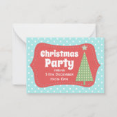 Fun moderne Noël Fête Invitation (Devant)