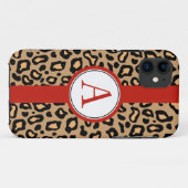 Fun Monogrammed Leopard iPhone 5 Case Mate (Achterkant (horizontaal))