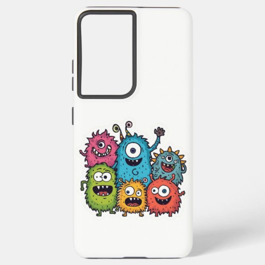 Fun Monster Bunch Samsung Galaxy Hoesje (Achterkant)