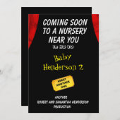 Fun Movie Theme Baby 2-aankondiging - Aankondiging (Voorkant / Achterkant)