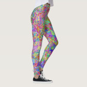 Fun Multicolor Paint-Spletters Leggings (Rechts)