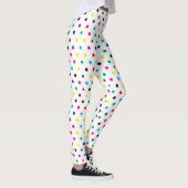 Fun Multicolor Polka Dot Pattern-Leggings Leggings (Rechts)