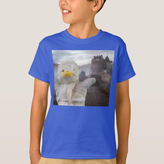 Fun Mummy design for Halloween T-Shirt (Voorkant)