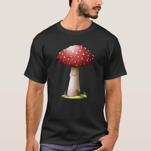 Fun Mushrooms Foraging Mycology Fungi Cool Mushroo T-shirt (Voorkant)