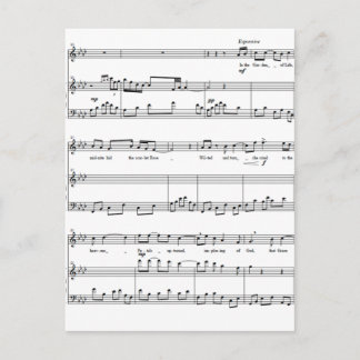Fun Music- & Art-stickers en -kaarten Briefkaart
