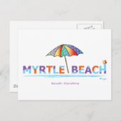 Fun Myrtle Beach, SC Briefkaart (Voorkant / Achterkant)