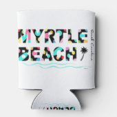 Fun Myrtle Beach, SC grafische kabel Blikjeskoeler (Achterkant)