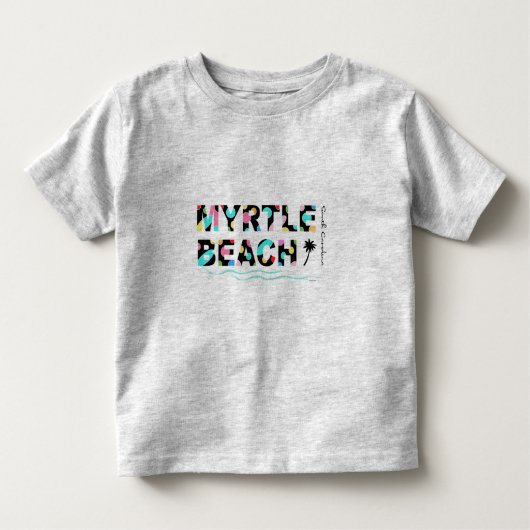 Fun Myrtle Beach, SC Summer Graphic Cute Kinder Shirts (Voorkant)