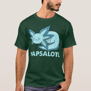 Fun napsalotl aolotl die een schattige kawaï slaap t-shirt