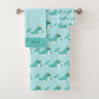 Fun Narwhal avec lunettes