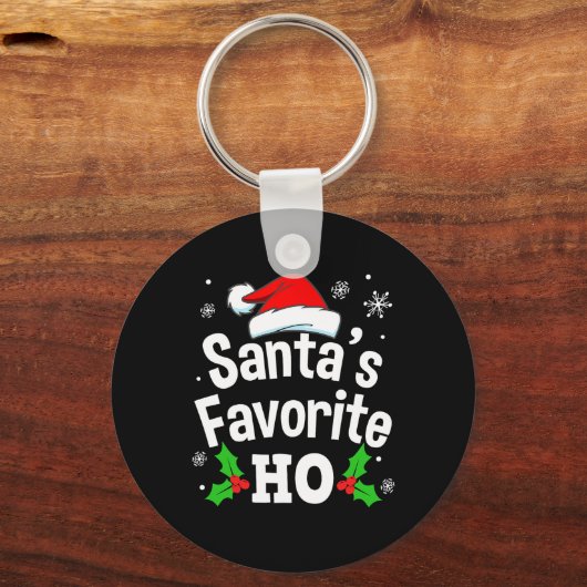 Fun Naughty Dirty Adult Pyjama Kerst T-shirt Manne Sleutelhanger (Voorkant)