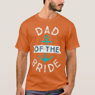 Fun Nautical Wedding Favor Father Papa Pap van de T-shirt
