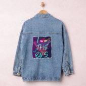 Fun New Wave I Heart Tachtiger Design Denim Jacket (Hangar)