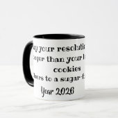 Fun New Year Wishes Mug (Devant gauche)