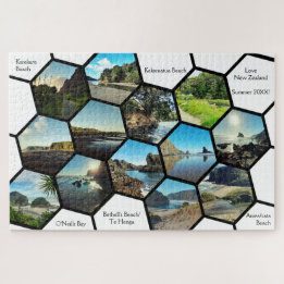 Fun New Zealand Destination Souvenir Photo Collage Legpuzzel