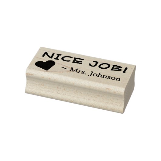 Fun "NICE JOB!" Rubberstempel sorteren Rubberstempel (Stempel)