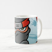 Fun Ninja Design Koffiemok (Voorkant rechts)