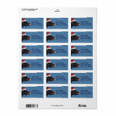 Fun Noël Étiquettes de adresse (Feuille entière)