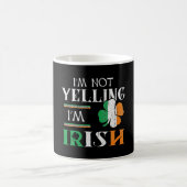Fun Not Yelling I'm Irish Matching St Patrick Day Koffiemok (Center)